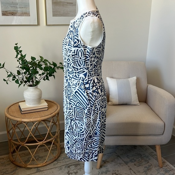 Lafayette 148 New York Sleeveless Full Front Zipper Mini Sheath Dress Size 2 - Picture 4 of 17